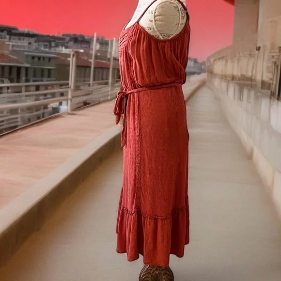 Knox Rose Terracotta Dress - Picture 4 of 16